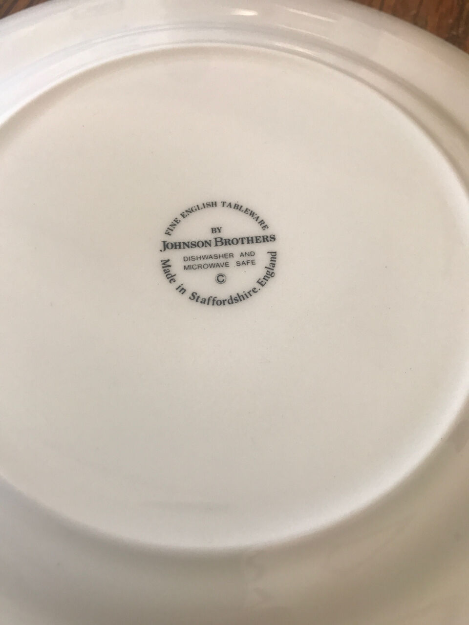 Lot 6 assiettes à dessert vintage Johnson Brothers