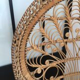 Emmanuelle peacock rattan armchair
