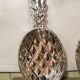 Pair of vintage pineapple serving platters