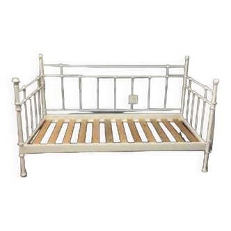 Ikea vintage white iron bed