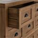 Commode en bois massif 6 tiroirs – campagne chic esprit meuble de métier