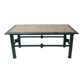 Table basse en marbre des années 80.