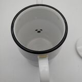 Enameled metal coffee maker