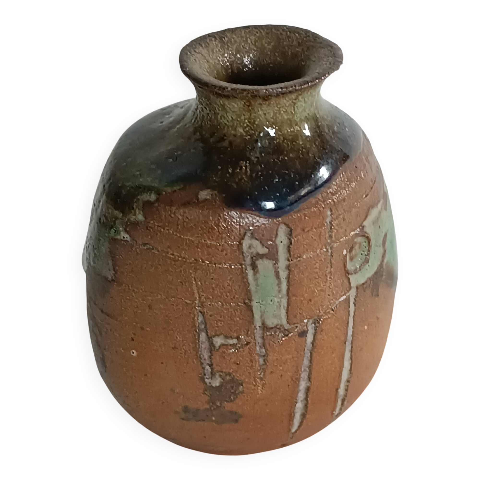 Michel delmotte miniature vase display object 1979