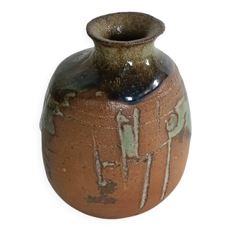 Michel delmotte miniature vase display object 1979