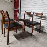 Vintage Scandinavian chairs Gessef teak 1960