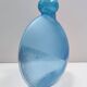 Round Cyan Murano Glass Bottle by Alfredo Barbini, Italy, 1980s