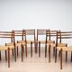 Niels Otto Møller Model 15 Dining Table with Six Model 78 Chairs, J.L. Møll