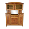 Art nouveau buffet in oak and magnifying glass, plane tree model, circa 1910