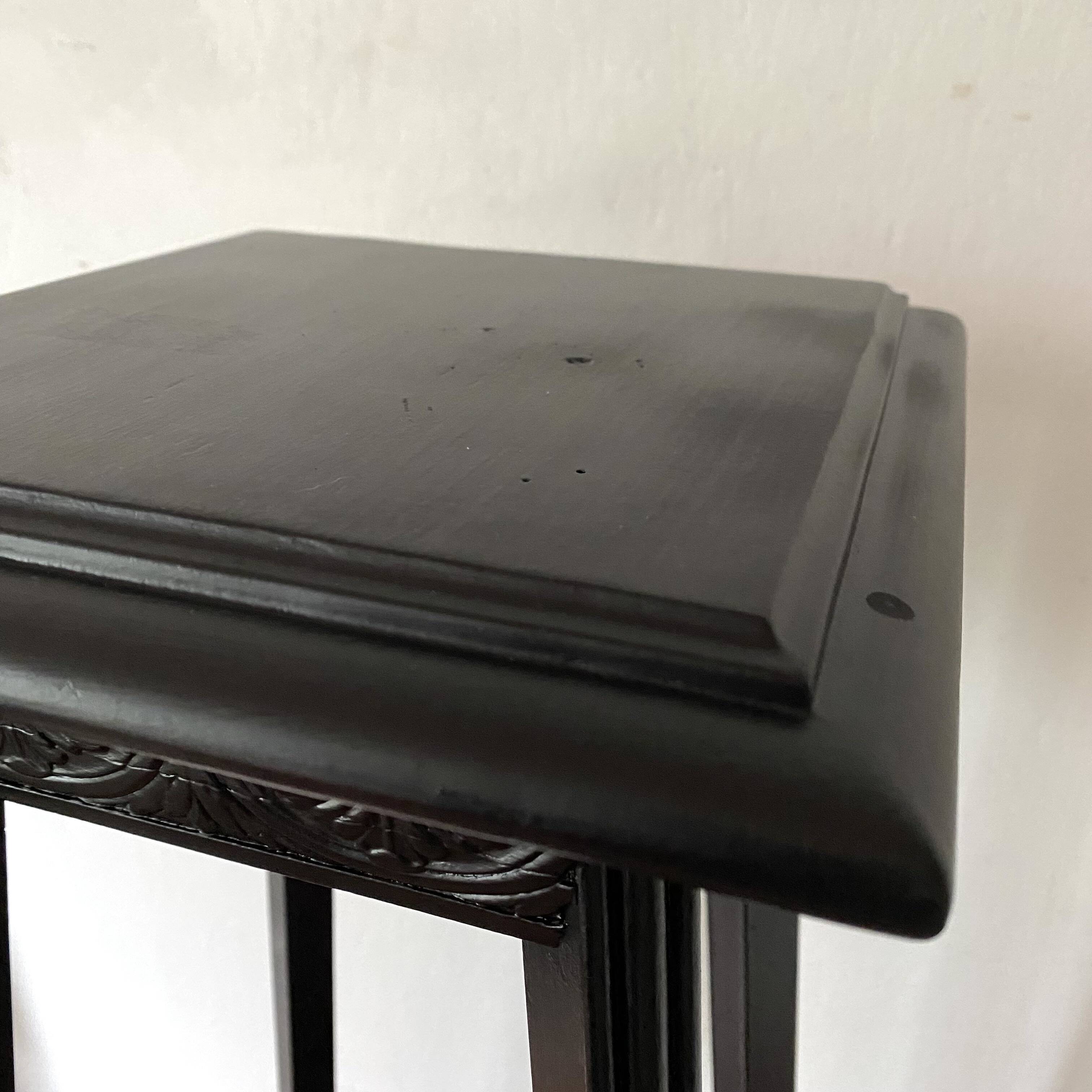 Bolster, old painted plant holder