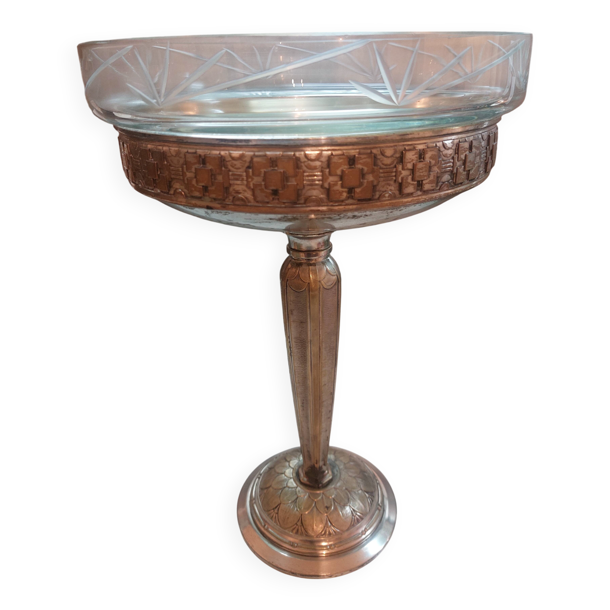 Art Deco Silver-Plated Fruit Bowl