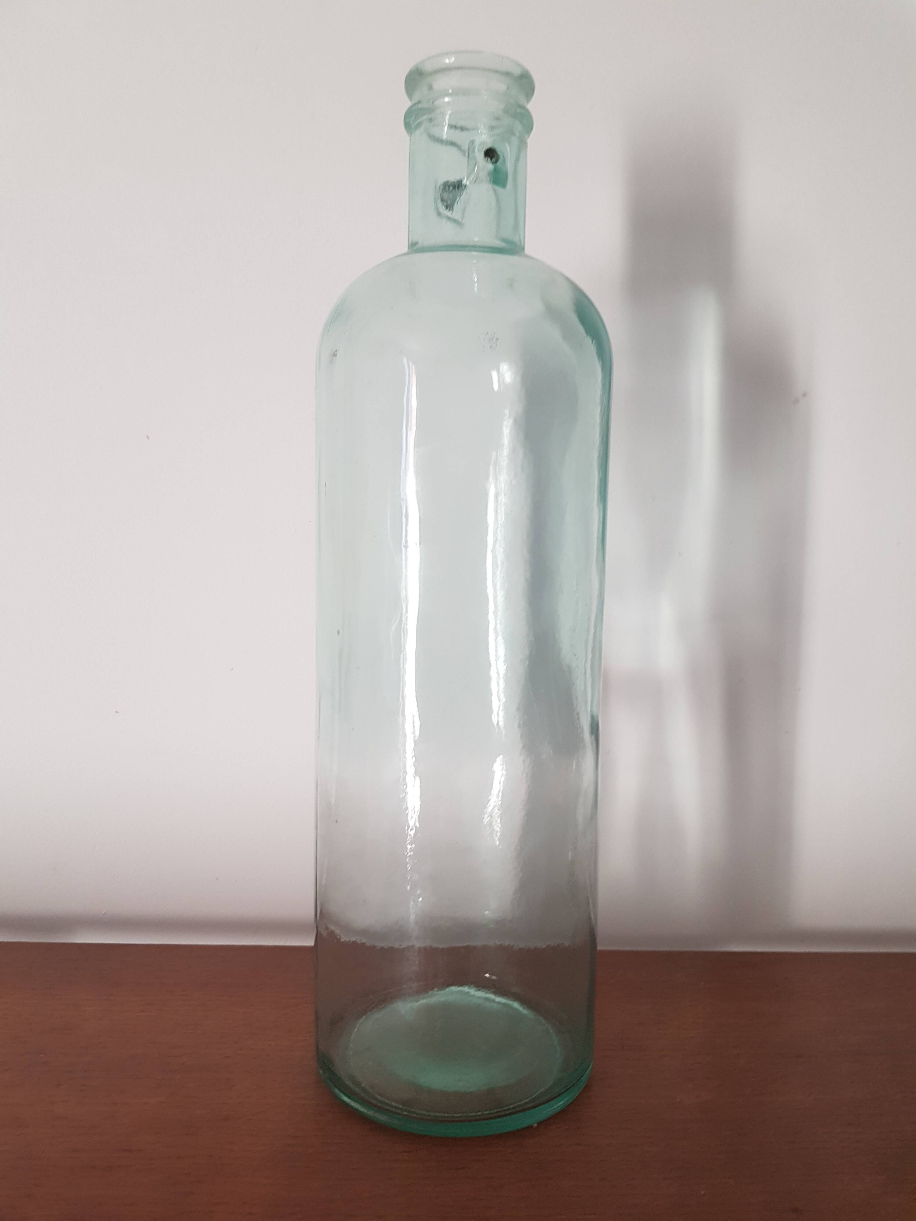 Large vintage glass bottle