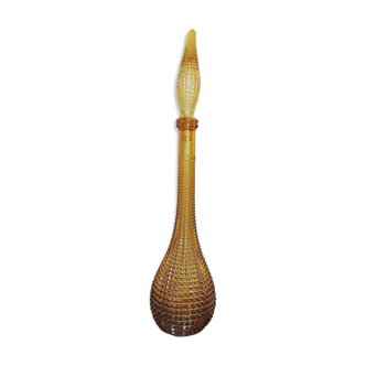 Decanter with yellow spikes