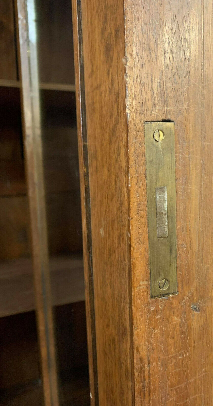 Louis XIII Renaissance cabinet in solid walnut around 1850.