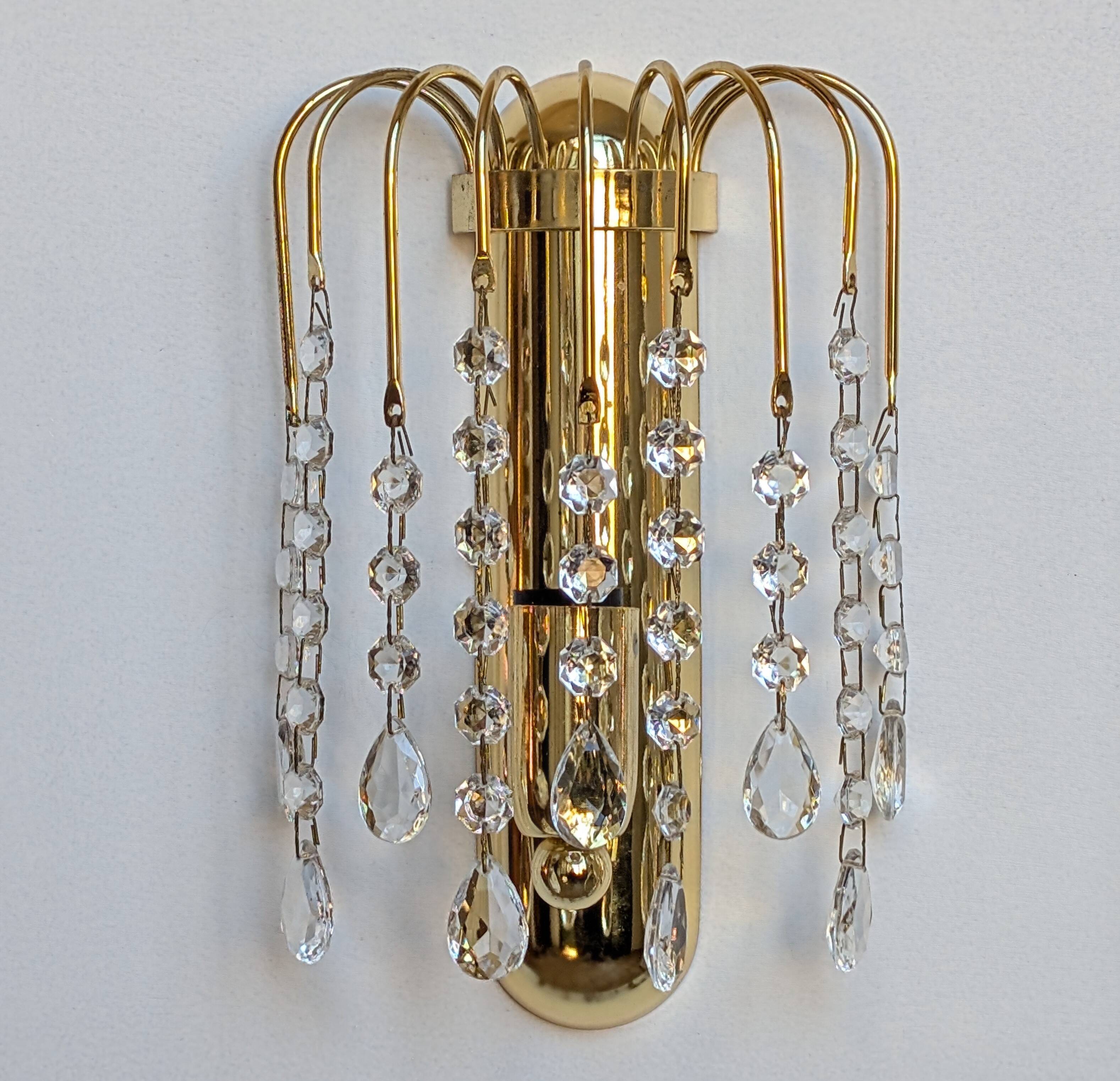 Pair of Italian wall lights