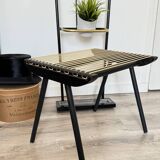 Vintage black Georges Tigien stool