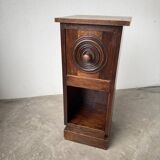 Dudouyt bedside table, oak, 1940.