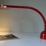 Lampe rouge Mario arnajoldi ed programmaluce design 1980
