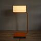 Vintage Space Age Italian Orange Metal and Acrylic Glass Floor Lamp, 1970s