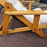 Gillis Lundgren (1929-2016) - Pair of folding armchairs with 3 variable positions - Kontiki model
