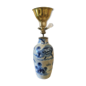 Pied de lampe en céramique avec décoration asiatique
