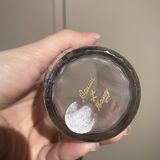 Small Daum Nancy floral enameled vase