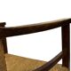 Art Deco chair minimalist oak wicker minimalist design