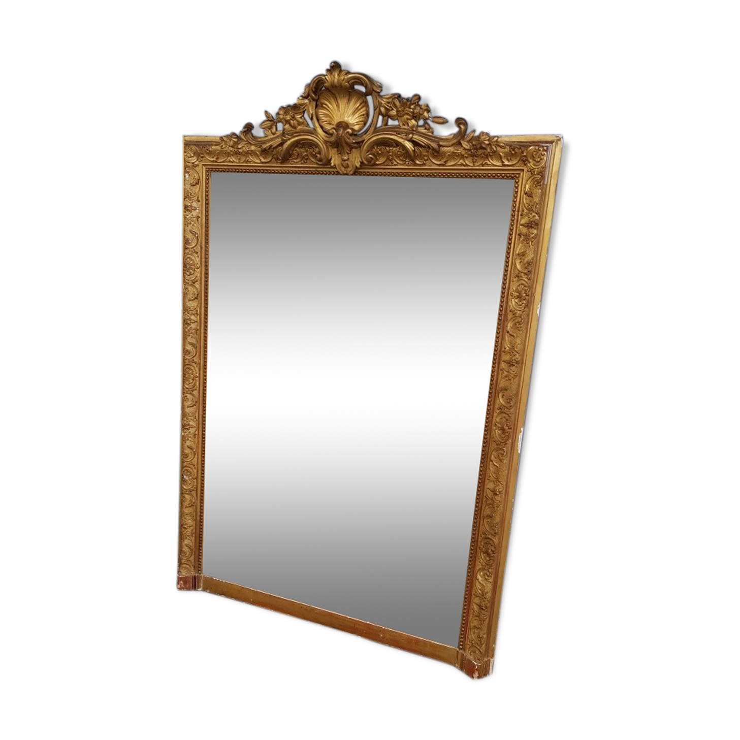 Ancient fireplace mirror - 150x98cm