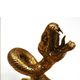 Pair of French Handcrafted Brass Snake Door Pull Handles, 1960s