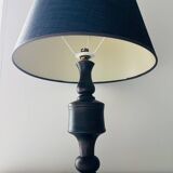 Dark wood table lamp