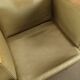 Pair of vintage armchairs from the 1950s in wood and faux leather, Argentina.