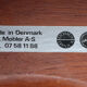 Set of two Erik Buch Teak wood bar stools 1960 Denmark