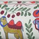 Vintage embroidered cushion cover 46x94 cm