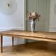 Farm table for 10/12 people.