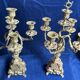 Paire de candélabres en bronze XIX eme