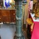 Very beautiful and ancient green marble column, dating from the 19th century