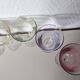 set of 6 glasses for cooked wine, multicolored pearly Arlequin digestif