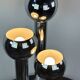 Vintage Space Age chrome table lamp 1970s
