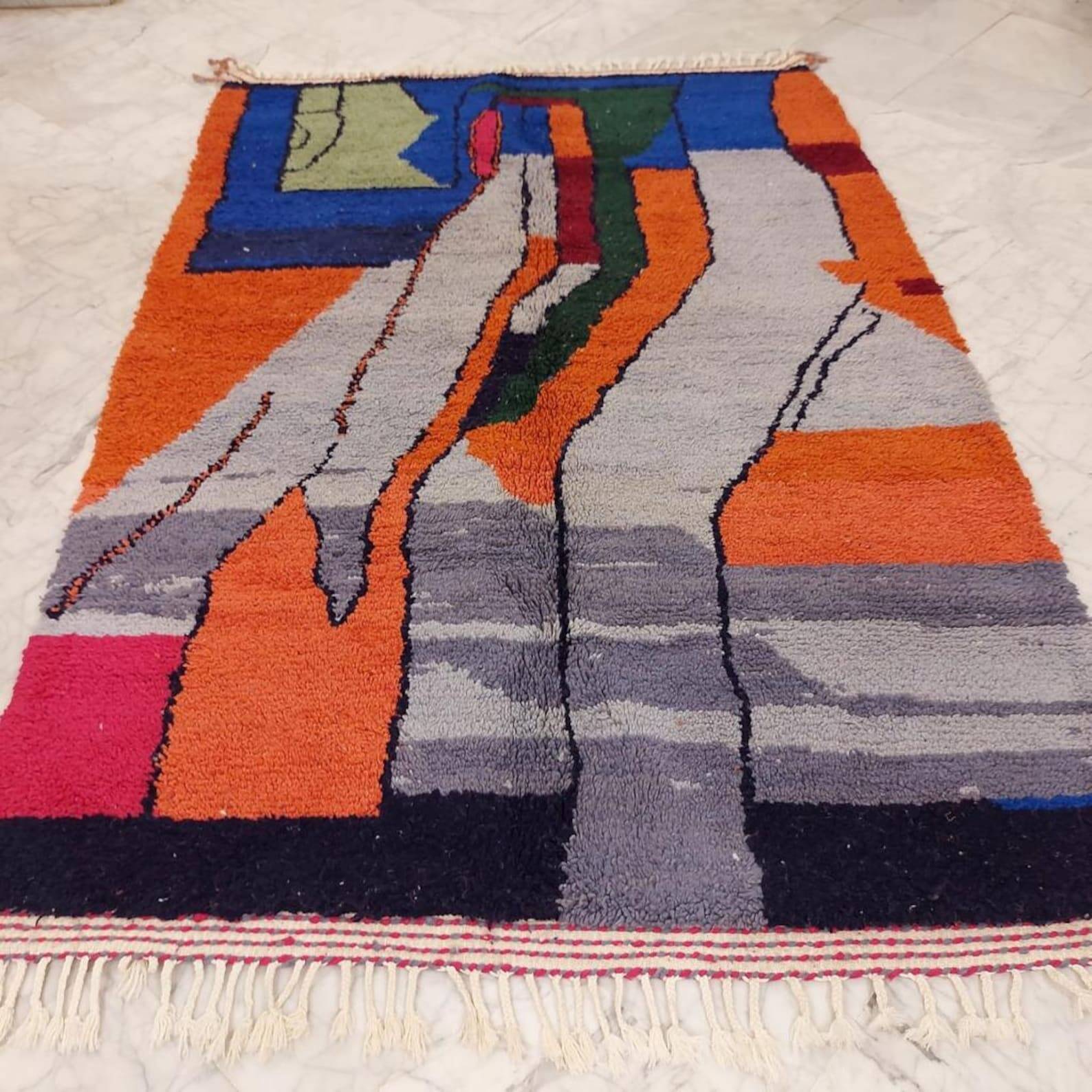 Moroccan artisanal Berber rug 200/250