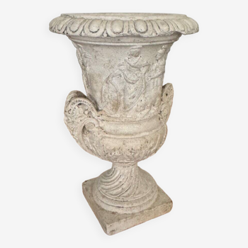 Vase miniature à l'Antique en plâtre XIXe
