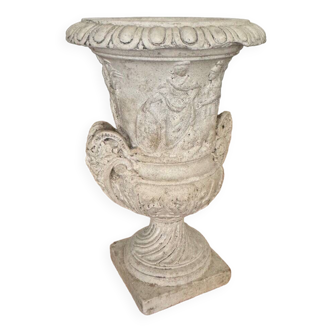 Antique miniature plaster vase from the 19th century