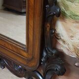 Very important carved wooden mirror, dating from the 19th century, Napoleonic III period.