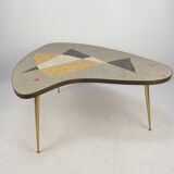 Mosaic coffee table by Berthold Müller, 1950s