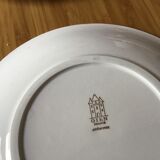 Lot 6 flat plates gien pattern anemones