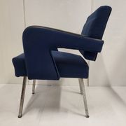 Paire de fauteuils "president" de jacques adnet 1950 vintage 50s 1950s