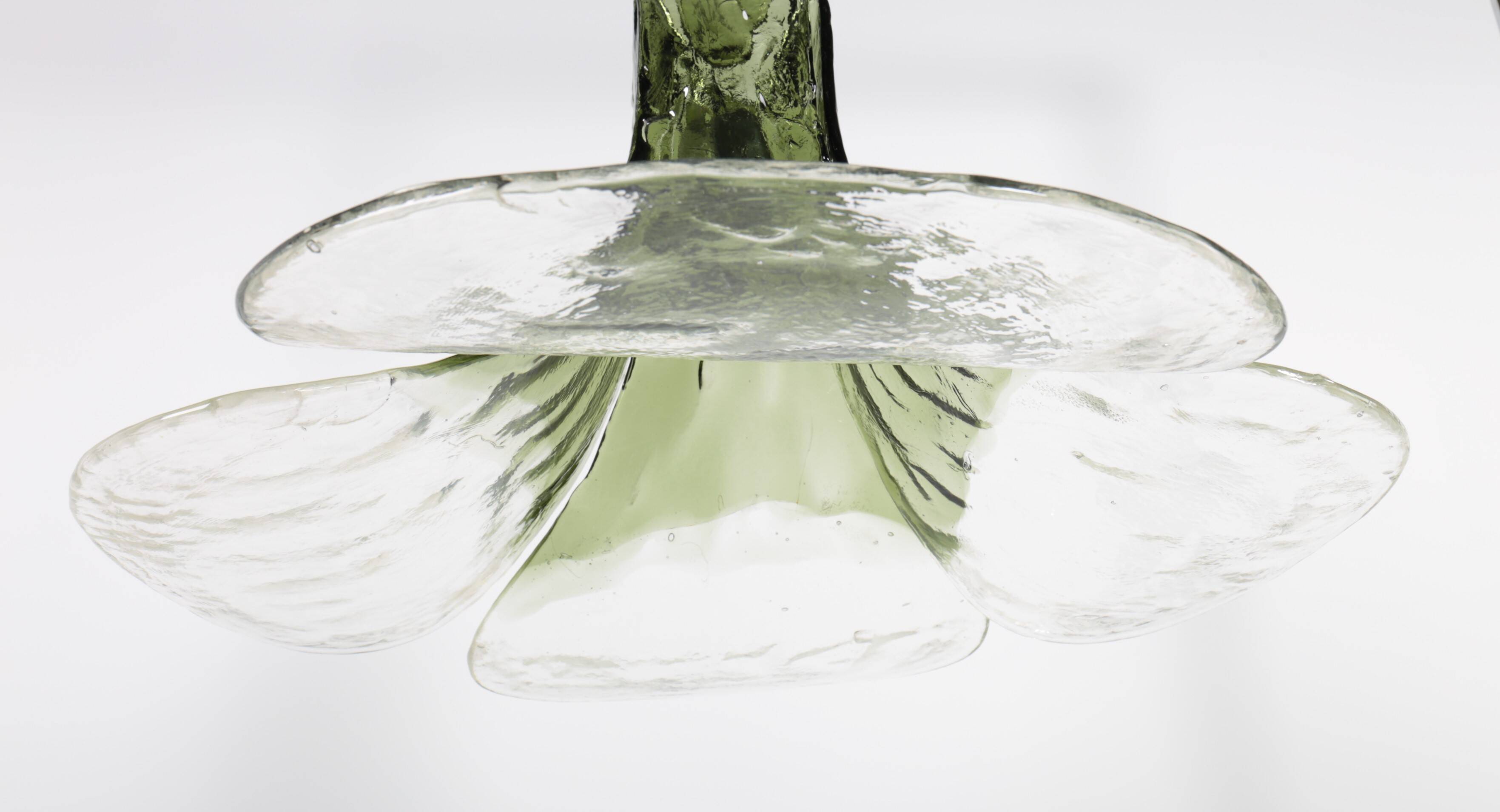 LS 185 pendant light by Carlo Nason for Mazzega, Italy, 1970s