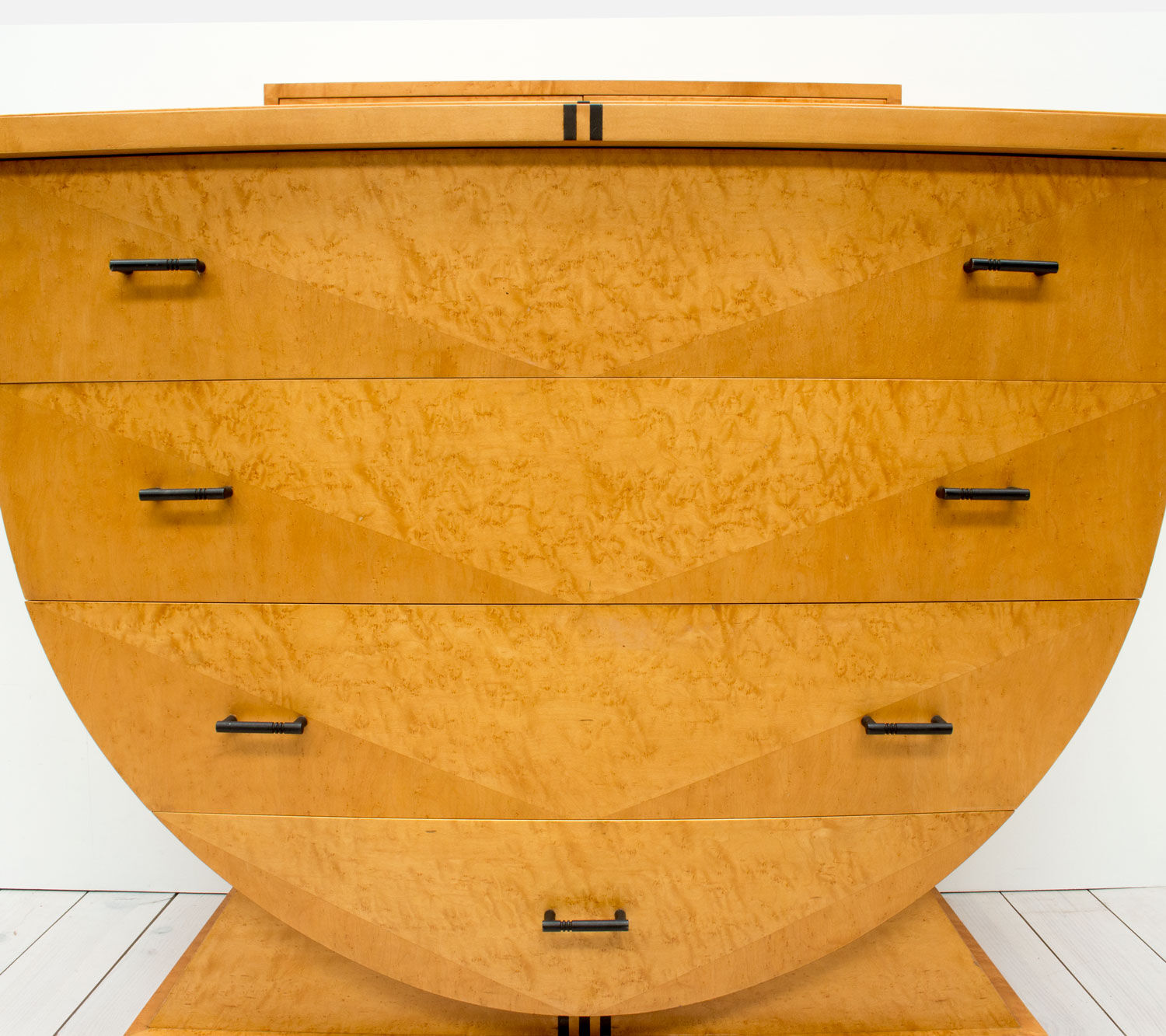 Art Deco Design Maple Chest of Drawers by Roche Bobois, 1980s