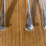 Set of 3 silver English forks