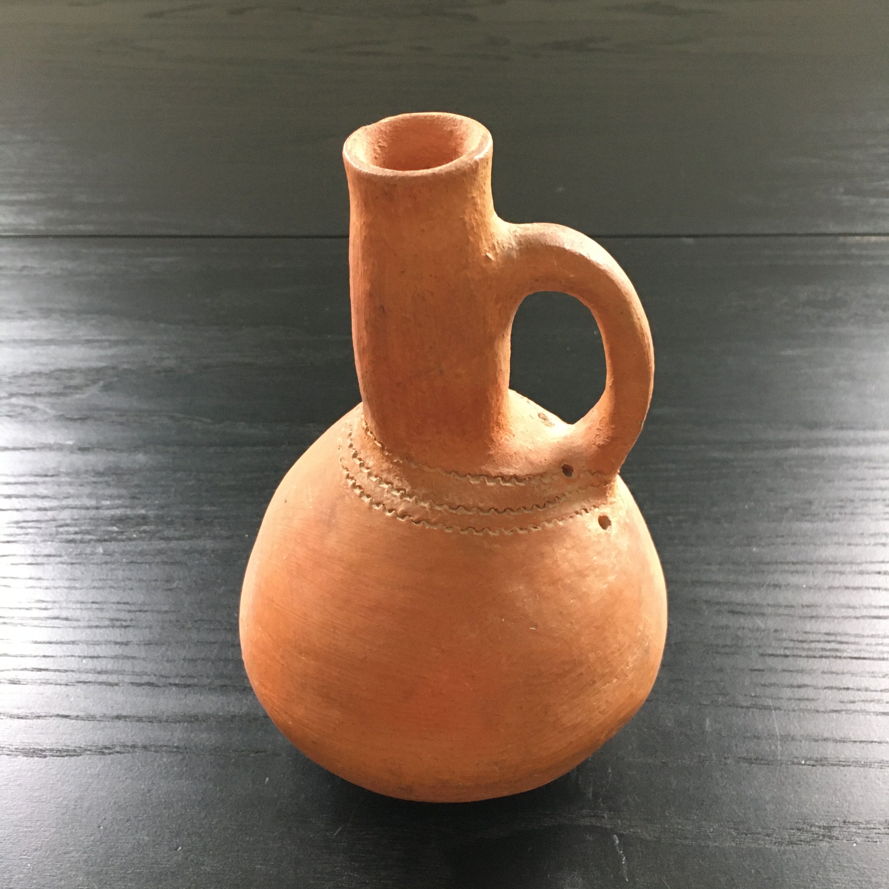 Terracotta soliflore vase