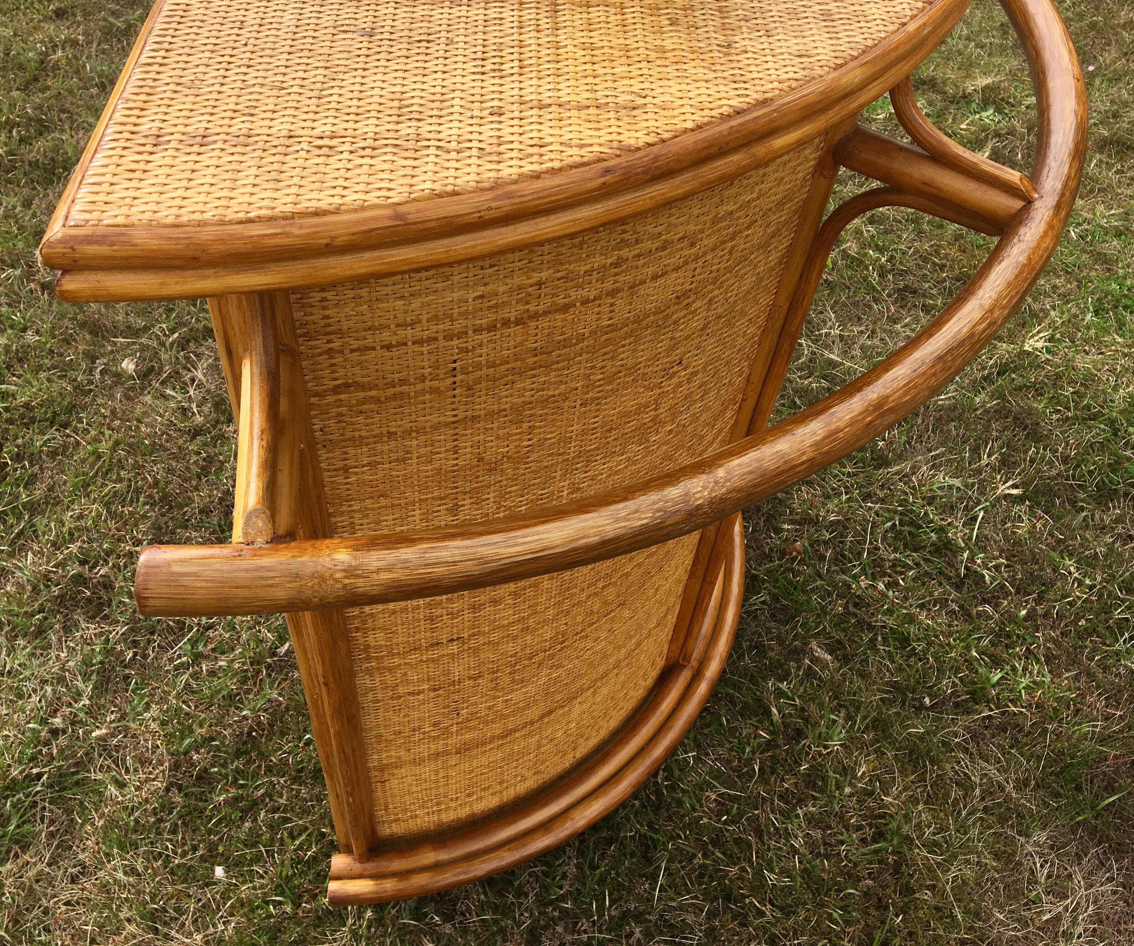 Rattan bar 70s